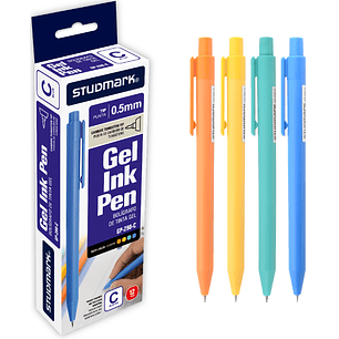 Caja de 12 Bolígrafos de Gel Studmark 0.5 mm