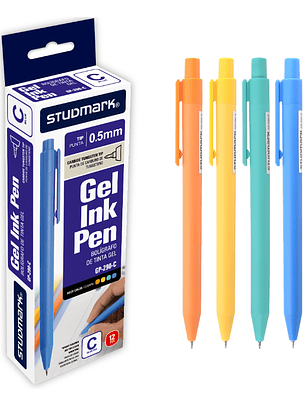 Caja de 12 Bolígrafos de Gel Studmark 0.5 mm