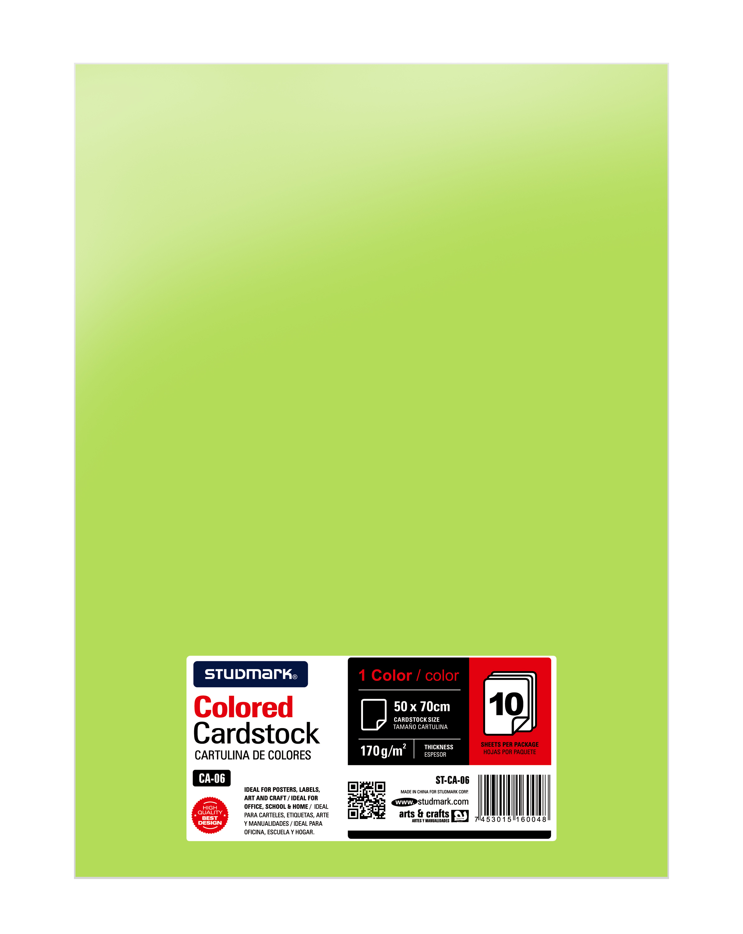 Paquete de 10 cartulinas 50 x 70 cm 19