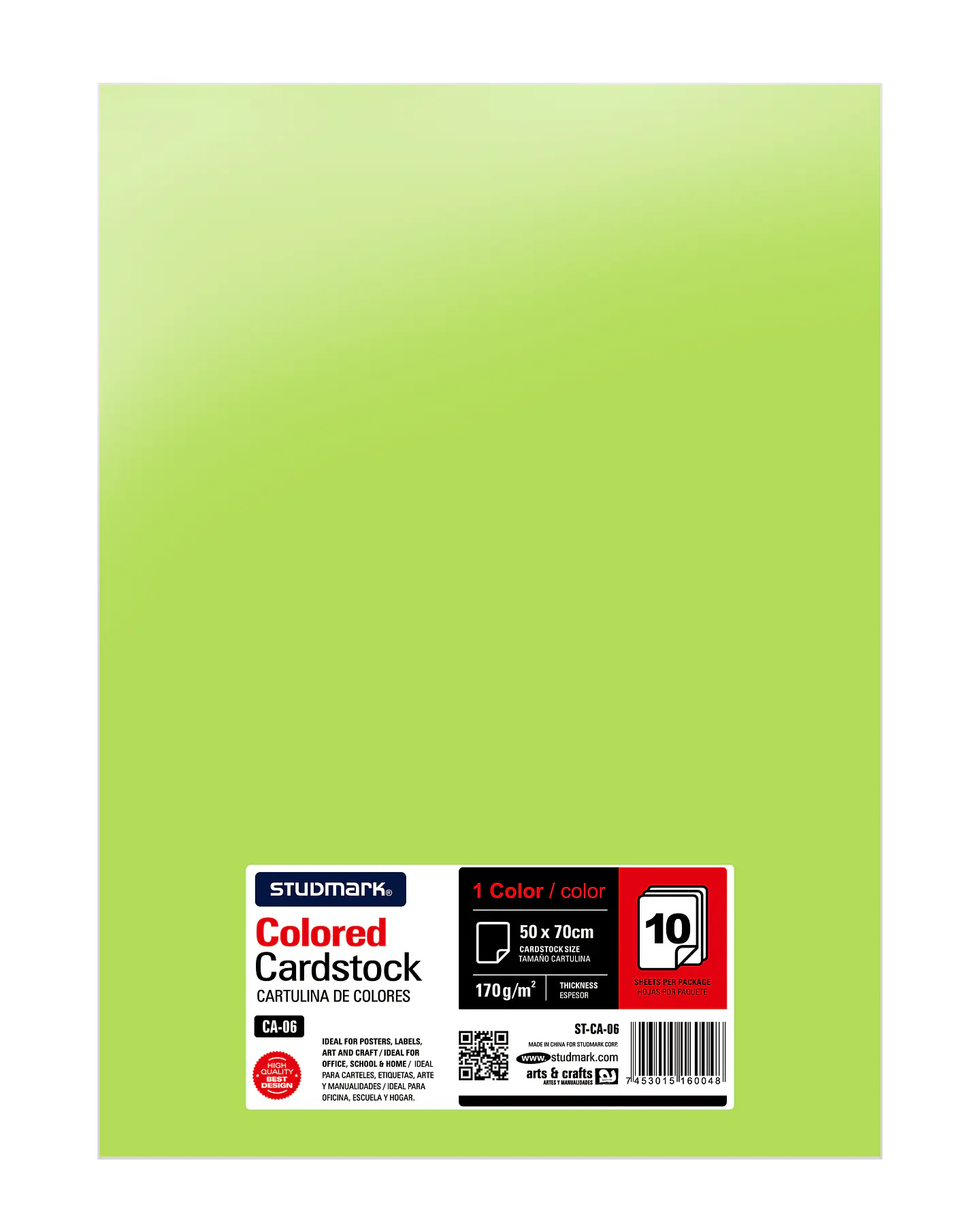 Paquete de 10 cartulinas 50 x 70 cm 19