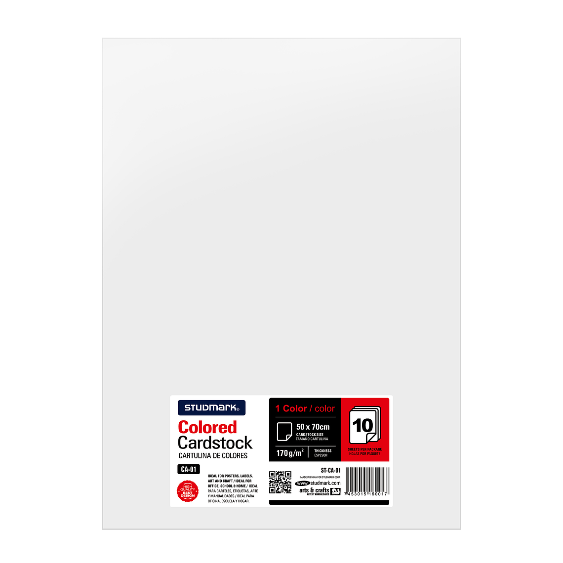 Paquete de 10 cartulinas 50 x 70 cm 4