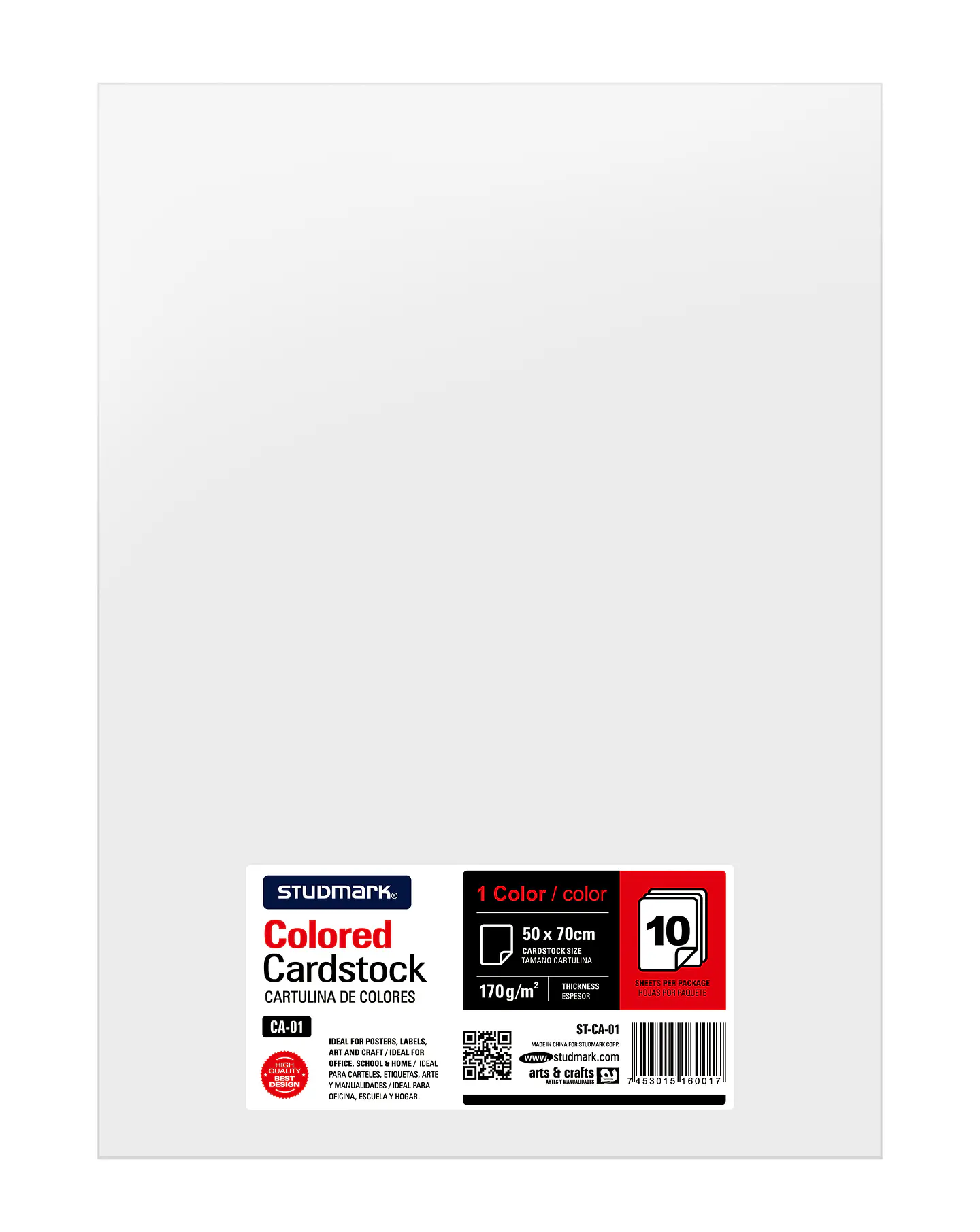 Paquete de 10 cartulinas 50 x 70 cm 4