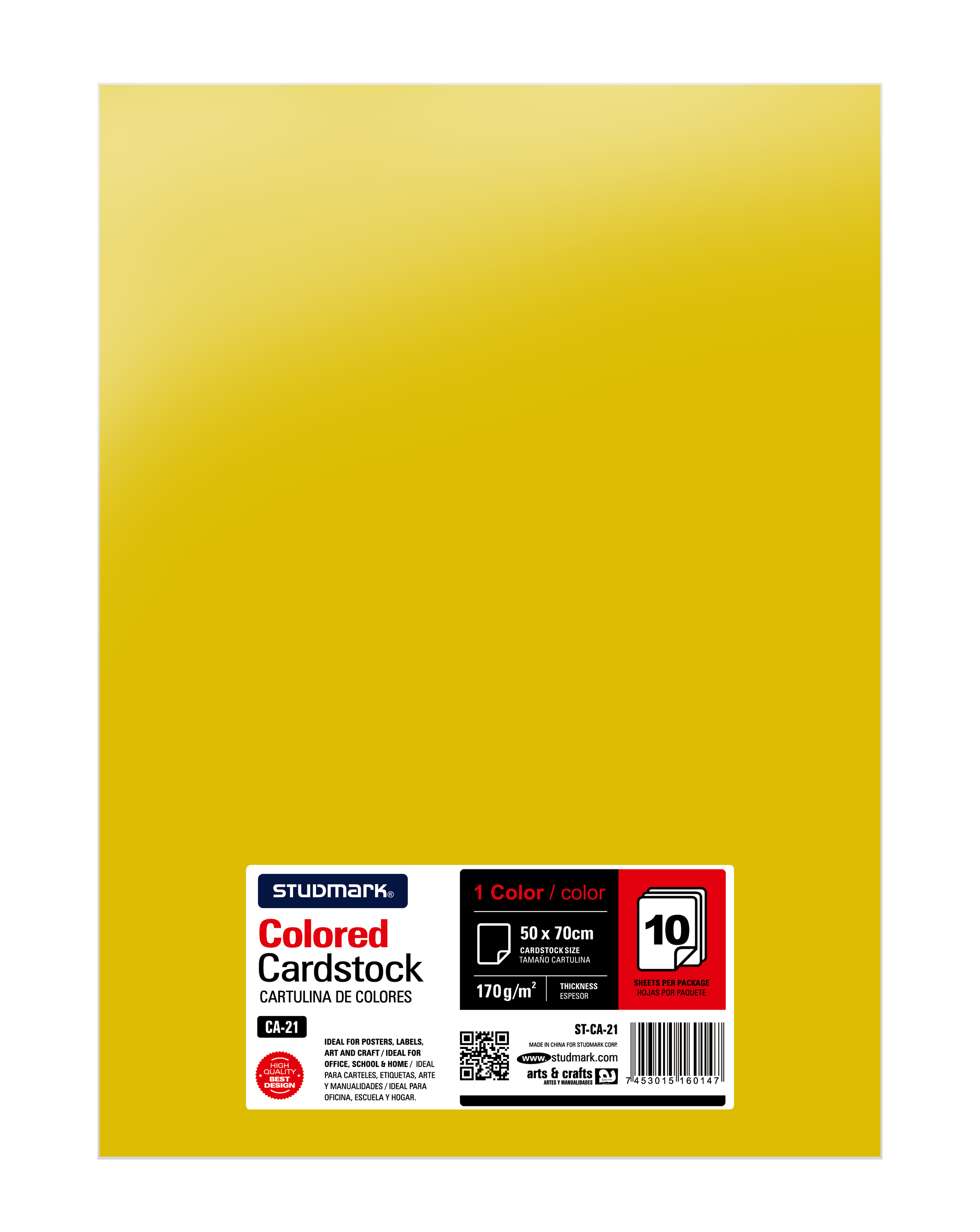Paquete de 10 cartulinas 50 x 70 cm 9
