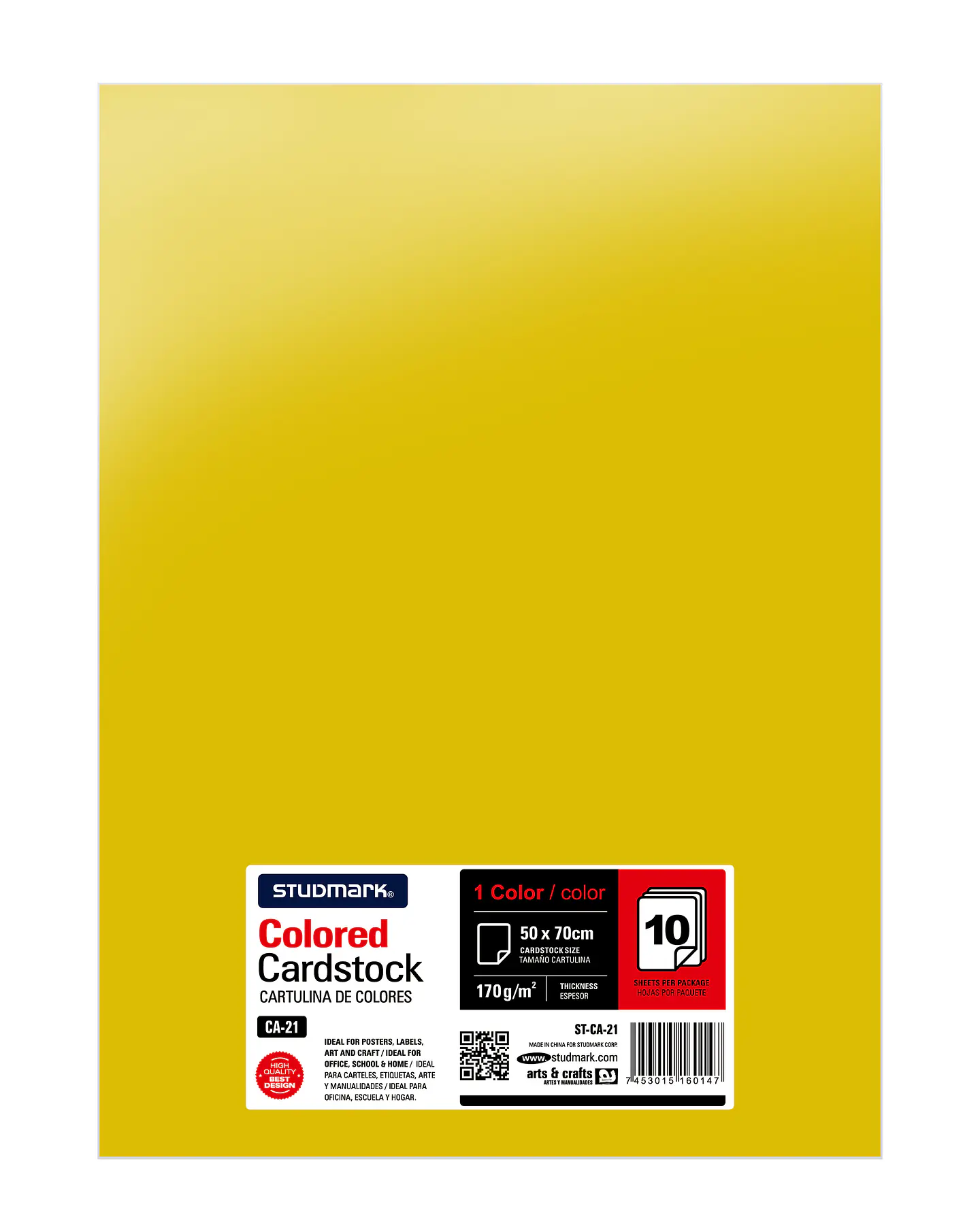 Paquete de 10 cartulinas 50 x 70 cm 9