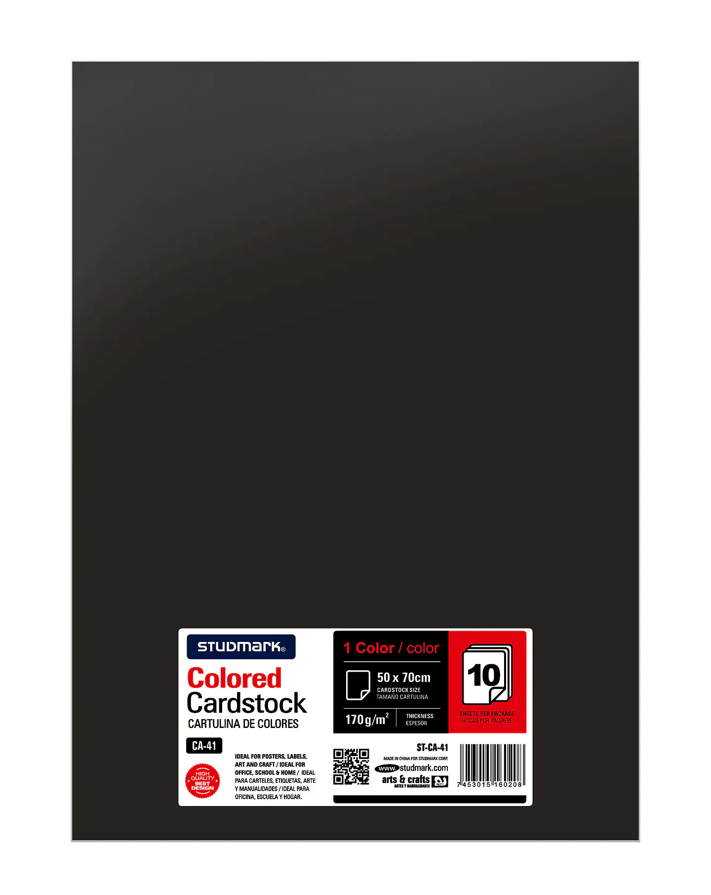 Paquete de 10 cartulinas 50 x 70 cm 11