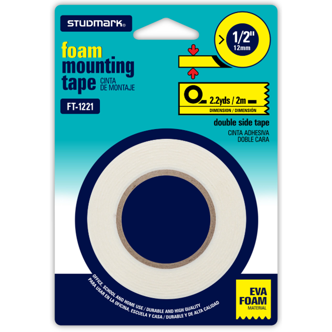 Cinta de montaje doble contacto Studmark de Foam 1