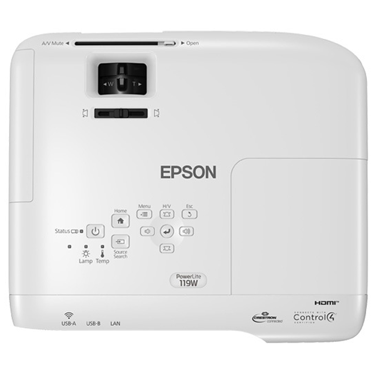 Proyector Epson PowerLite 119W 3LCD WXGA con Dual HDMI 2