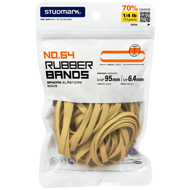 Paquete de ligas Studmark N.64 ST-06009 1