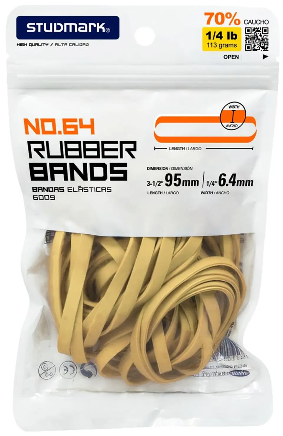 Paquete de ligas Studmark N.64 ST-06009 1