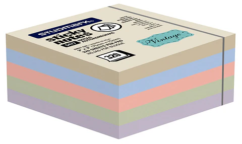 Notas autoadhesivas Vintage 75 x 75mm