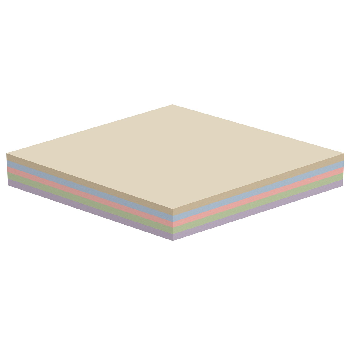 Notas autoadhesivas multicolor Vintage 75 x 75mm 2