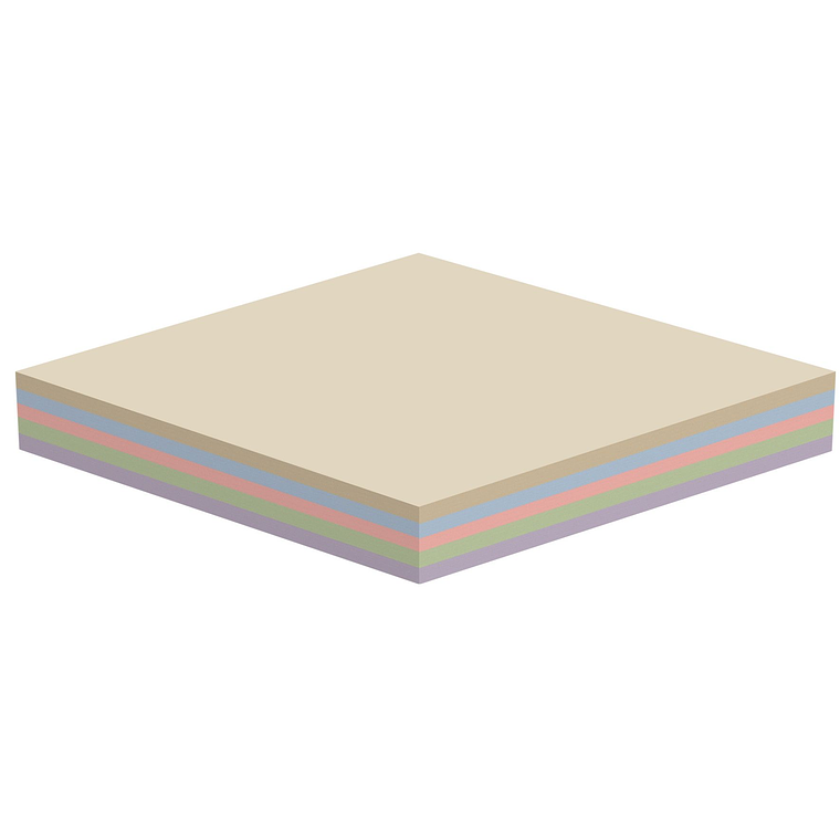 Notas autoadhesivas multicolor Vintage 75 x 75mm 2