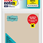 Notas autoadhesivas multicolor Vintage 75 x 75mm - Miniatura 1