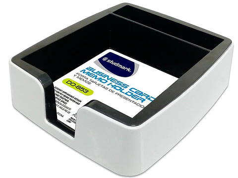 Porta tarjetas de presentación y memos