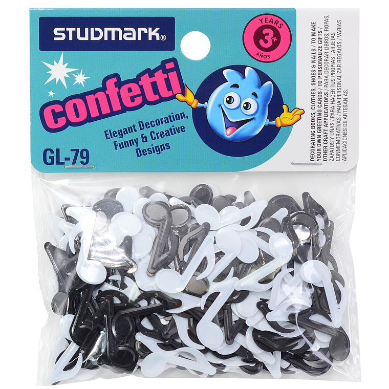 Confeti notas musicales 1