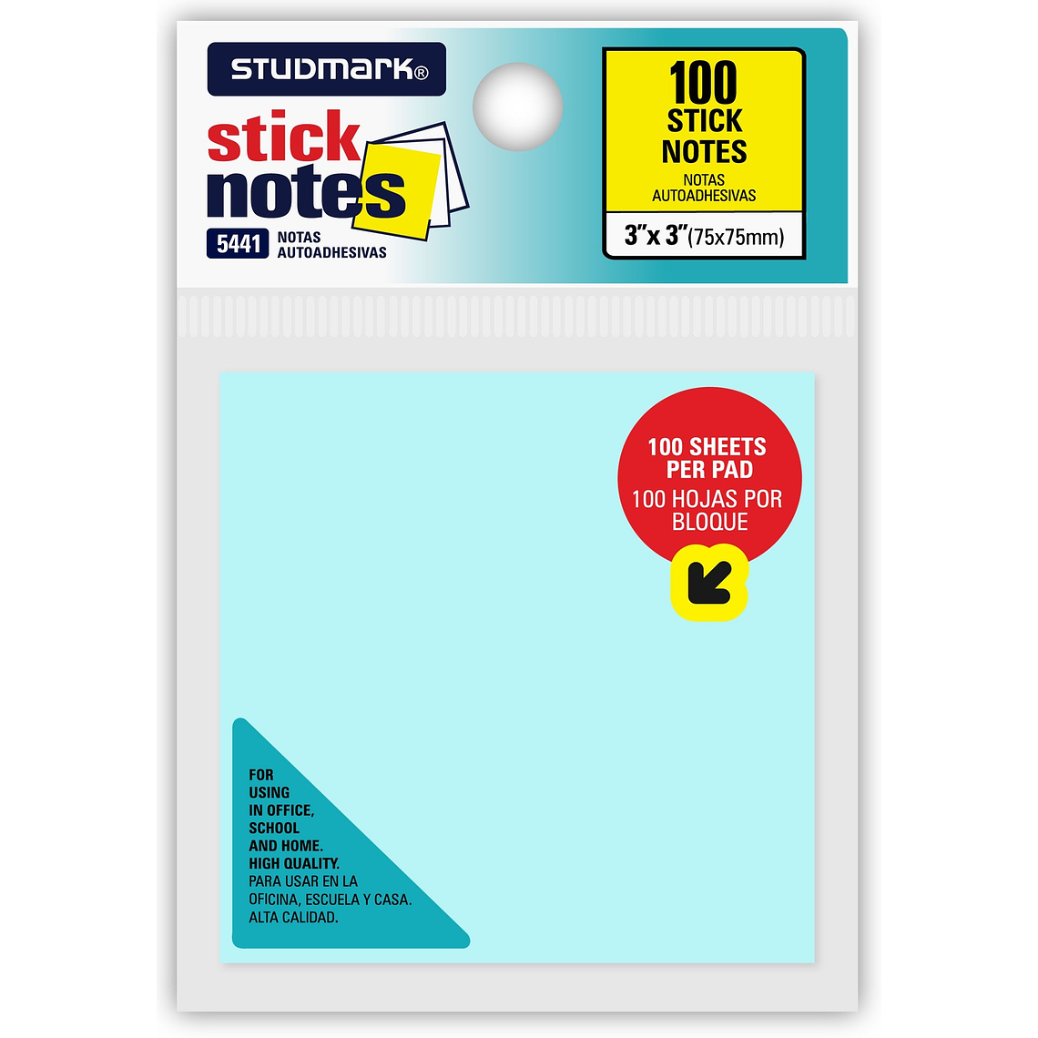 Notas autoadhesivas 75 x 75mm 1