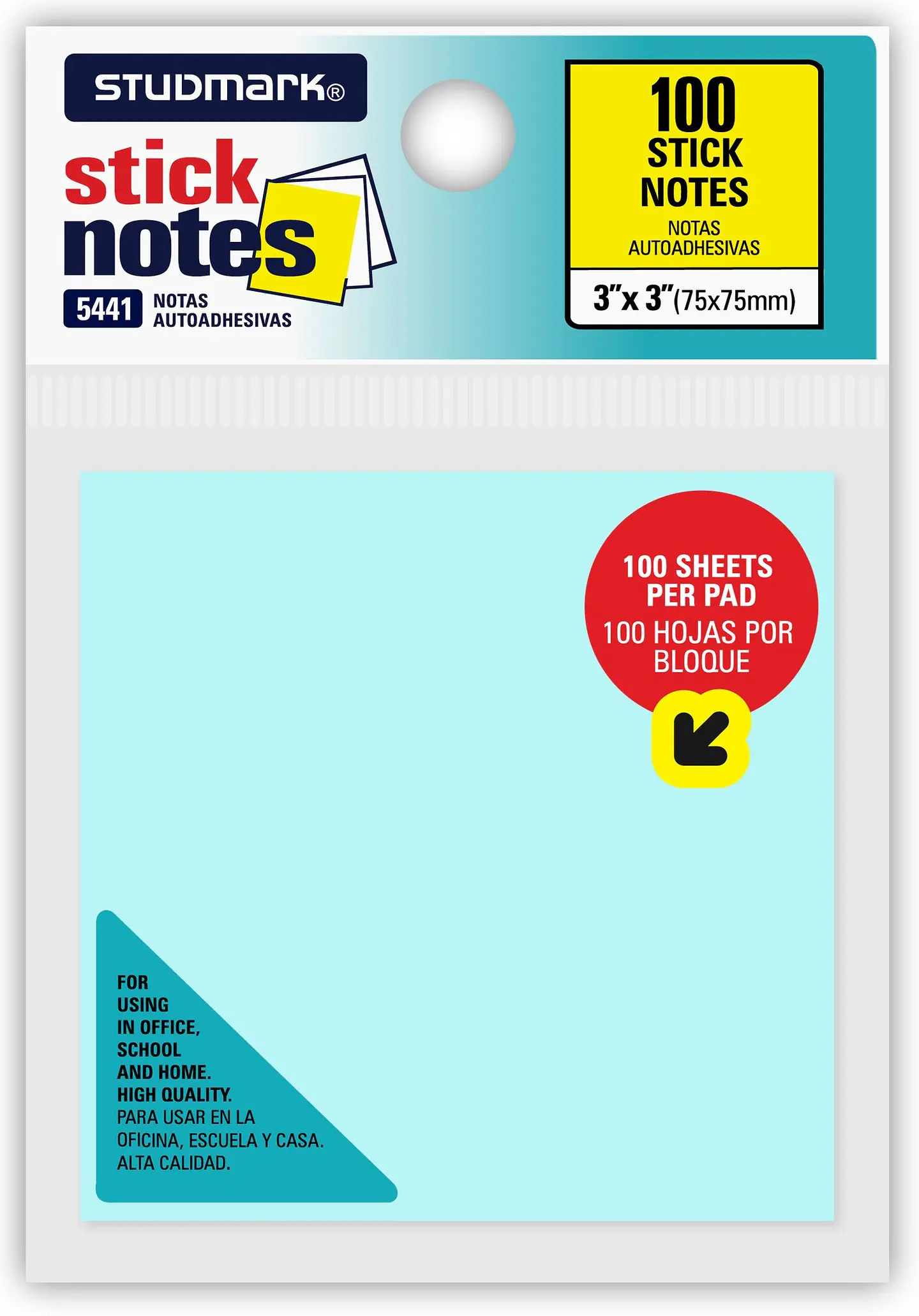 Notas autoadhesivas 75 x 75mm 1