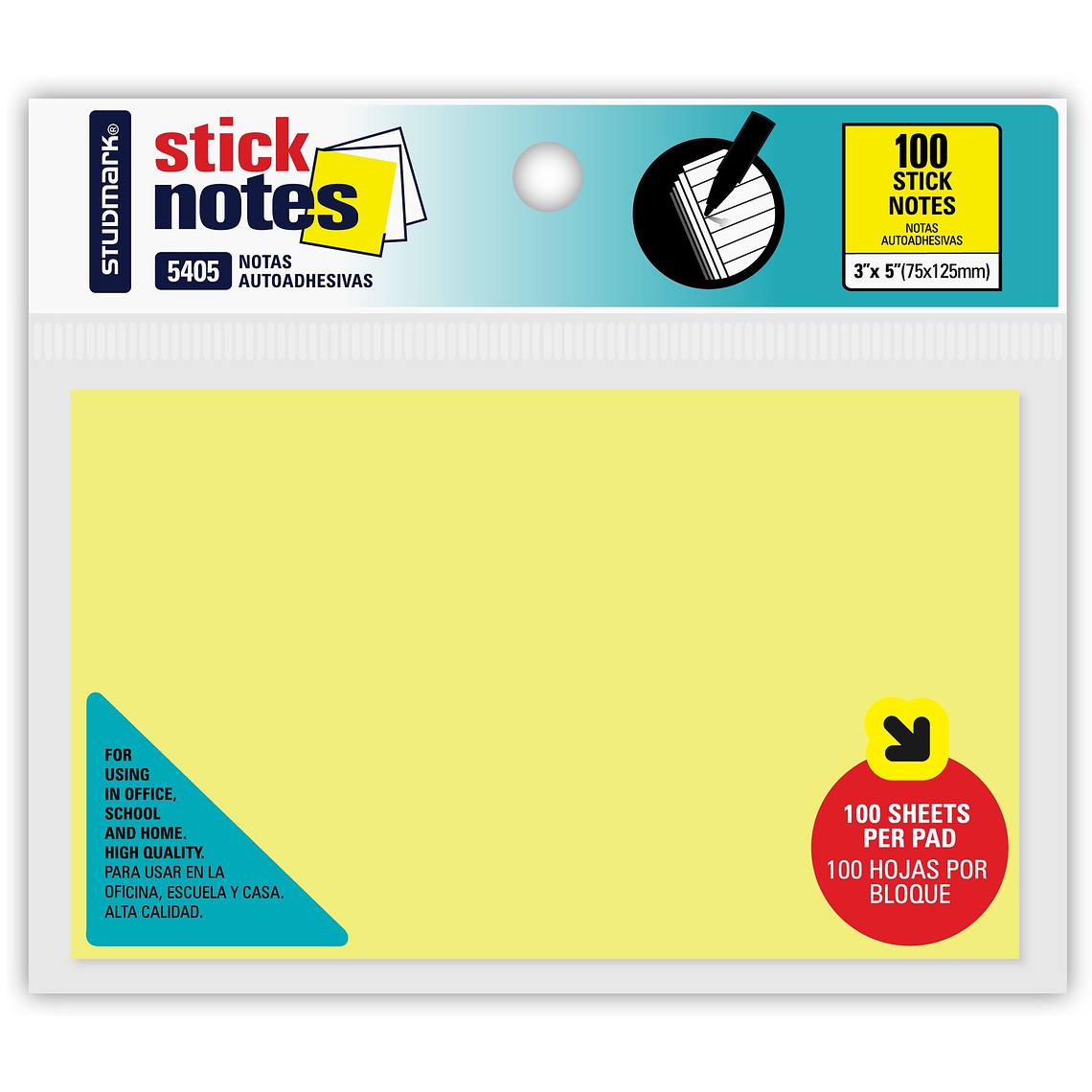 Notas autoadhesivas 75 x 125mm 1
