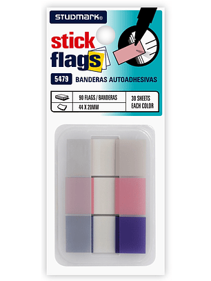 Banderitas Studmark con dispensador