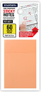 Notas autoadhesivas semi transparentes de colores 50 x 75mm - Miniatura 1