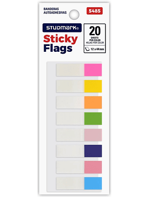 Notas banderitas 12 x 44mm