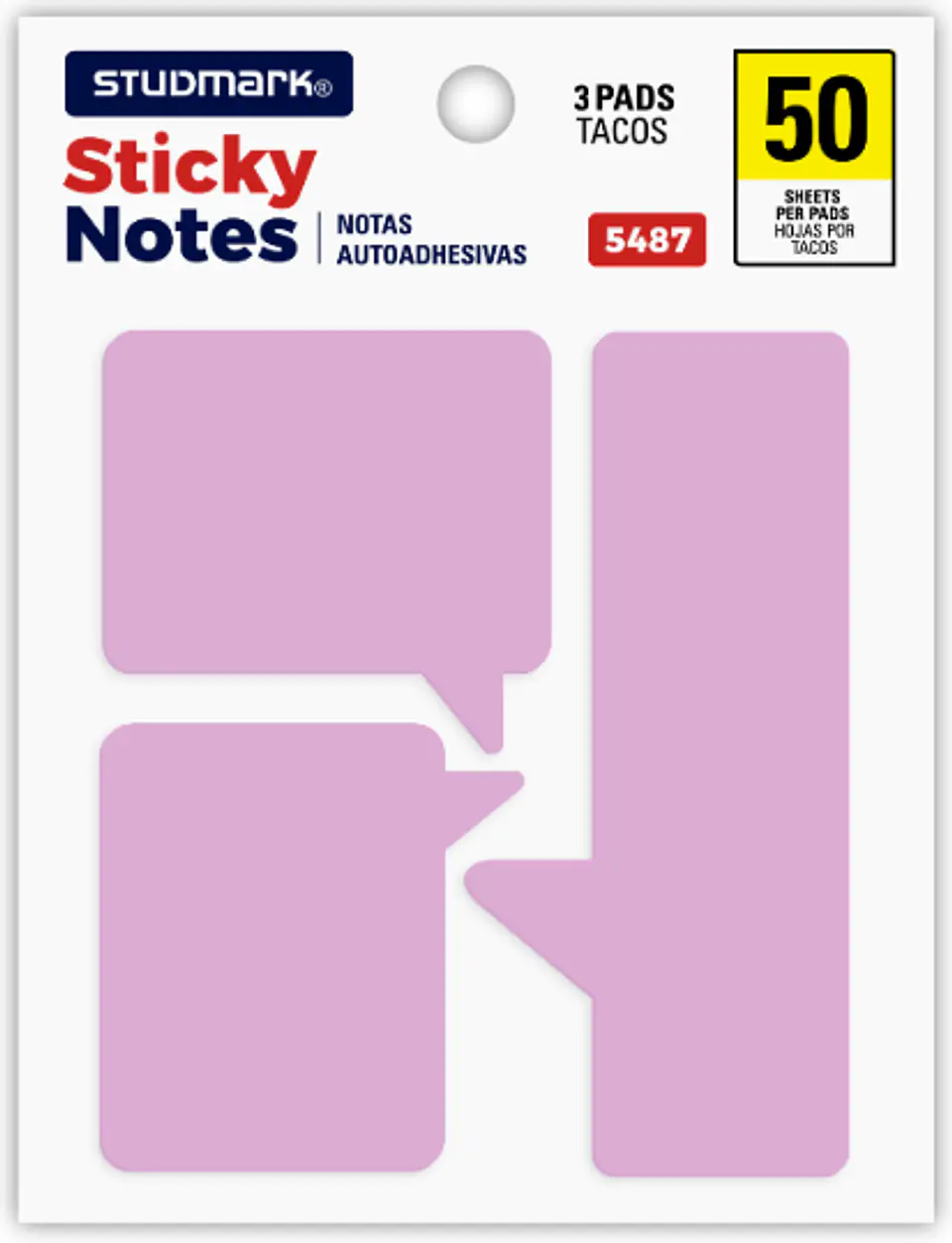 Notas adhesivas diseño burbujas 3