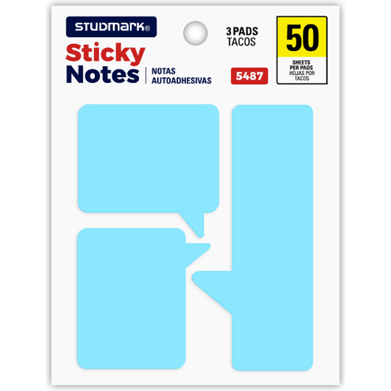 Notas adhesivas diseño burbujas 2