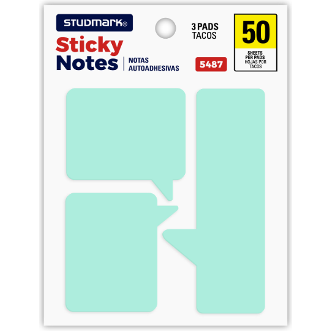 Notas adhesivas diseño burbujas 4