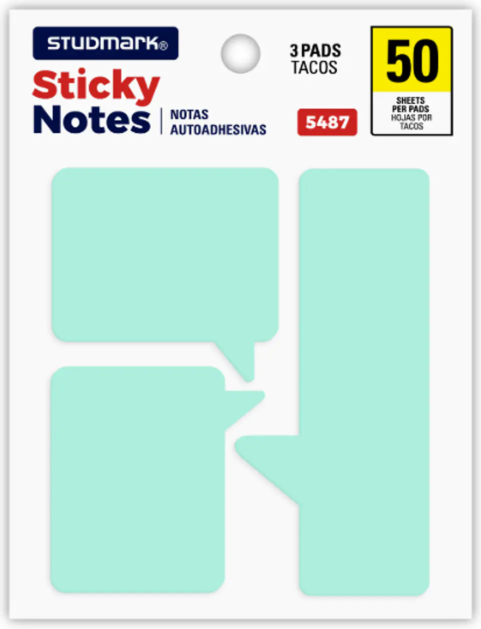 Notas adhesivas diseño burbujas 4