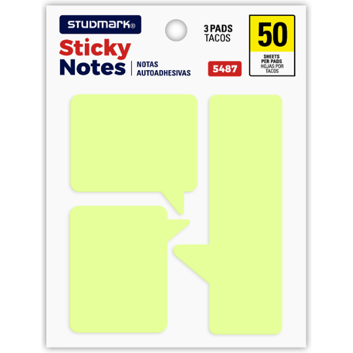 Notas adhesivas diseño burbujas 1