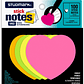 Notas adhesivas Studmark 25 hojas de cuatro colores diferentes - Miniatura 2