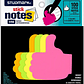 Notas adhesivas Studmark 25 hojas de cuatro colores diferentes - Miniatura 5