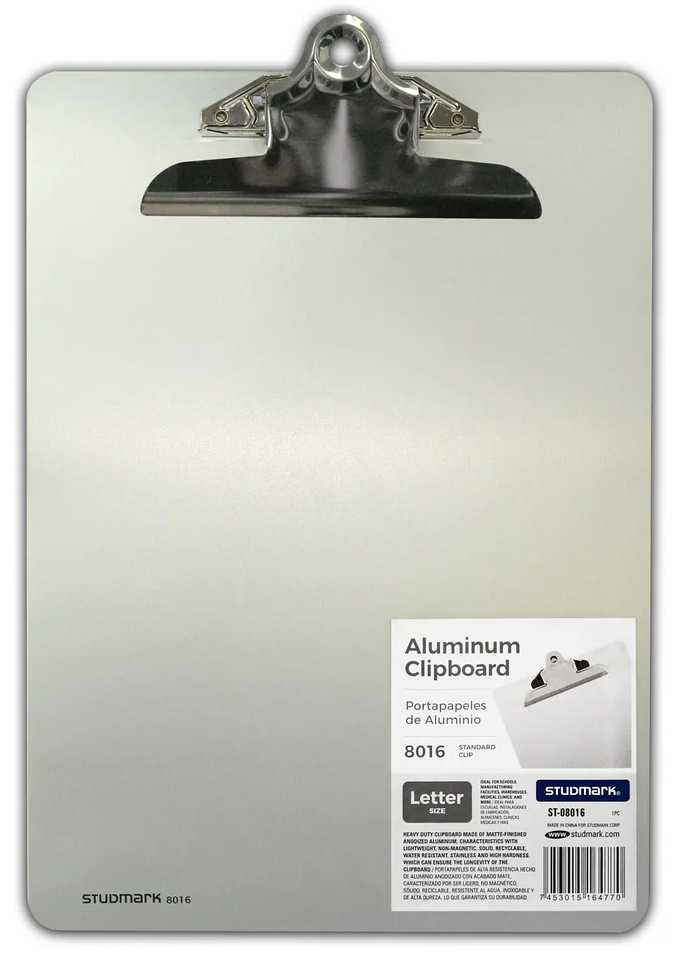 Tabla de inventario de aluminio 1