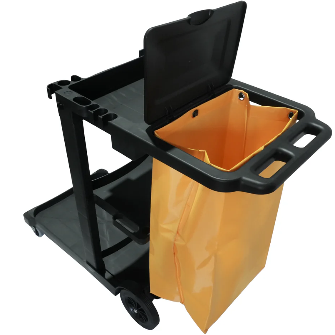 Carro de limpieza SiClean ideal para hoteles en negro 2