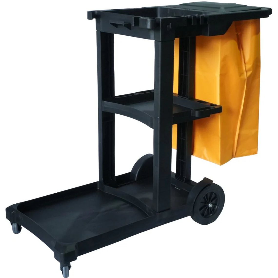 Carro de limpieza SiClean ideal para hoteles en negro 1