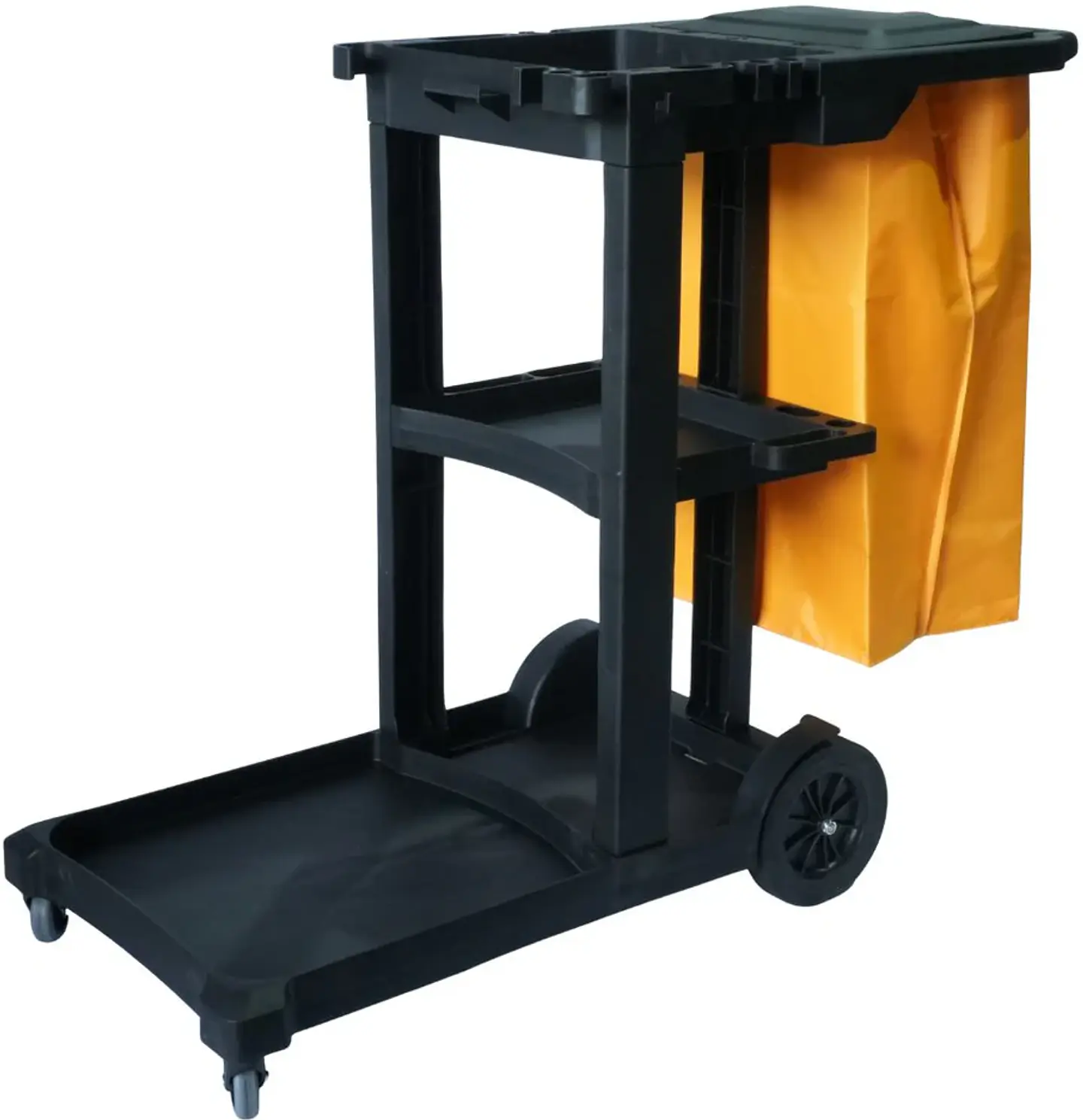Carro de limpieza SiClean ideal para hoteles en negro 1