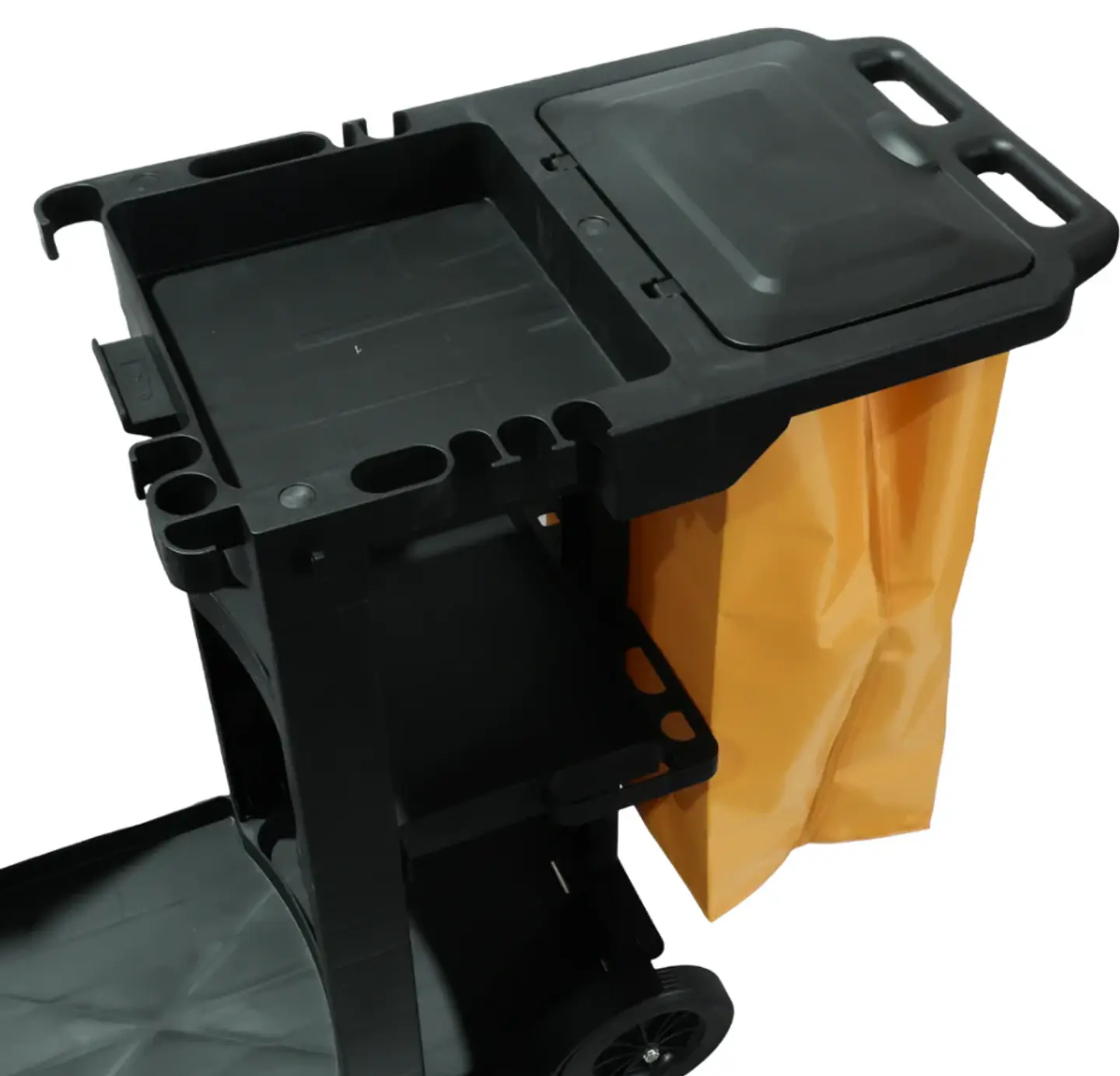 Carro de limpieza SiClean ideal para hoteles en negro 3