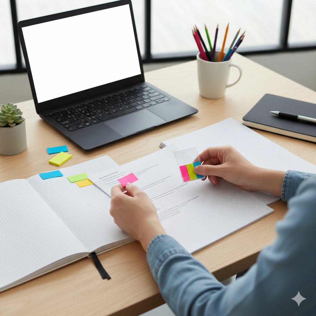 Banderitas autoadhesivas