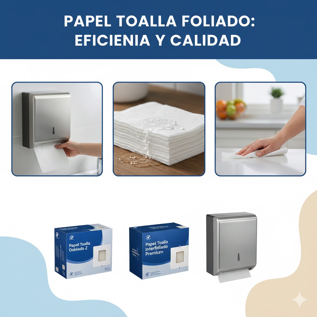 Papel toalla foliado