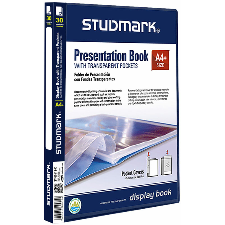 Folder con 30 Fundas A4 Studmark 1
