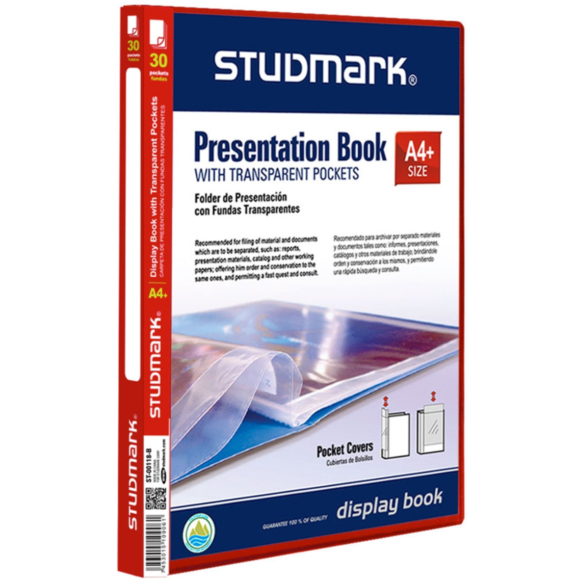 Folder con 30 Fundas A4 Studmark 3