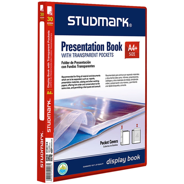 Folder con 30 Fundas A4 Studmark 3