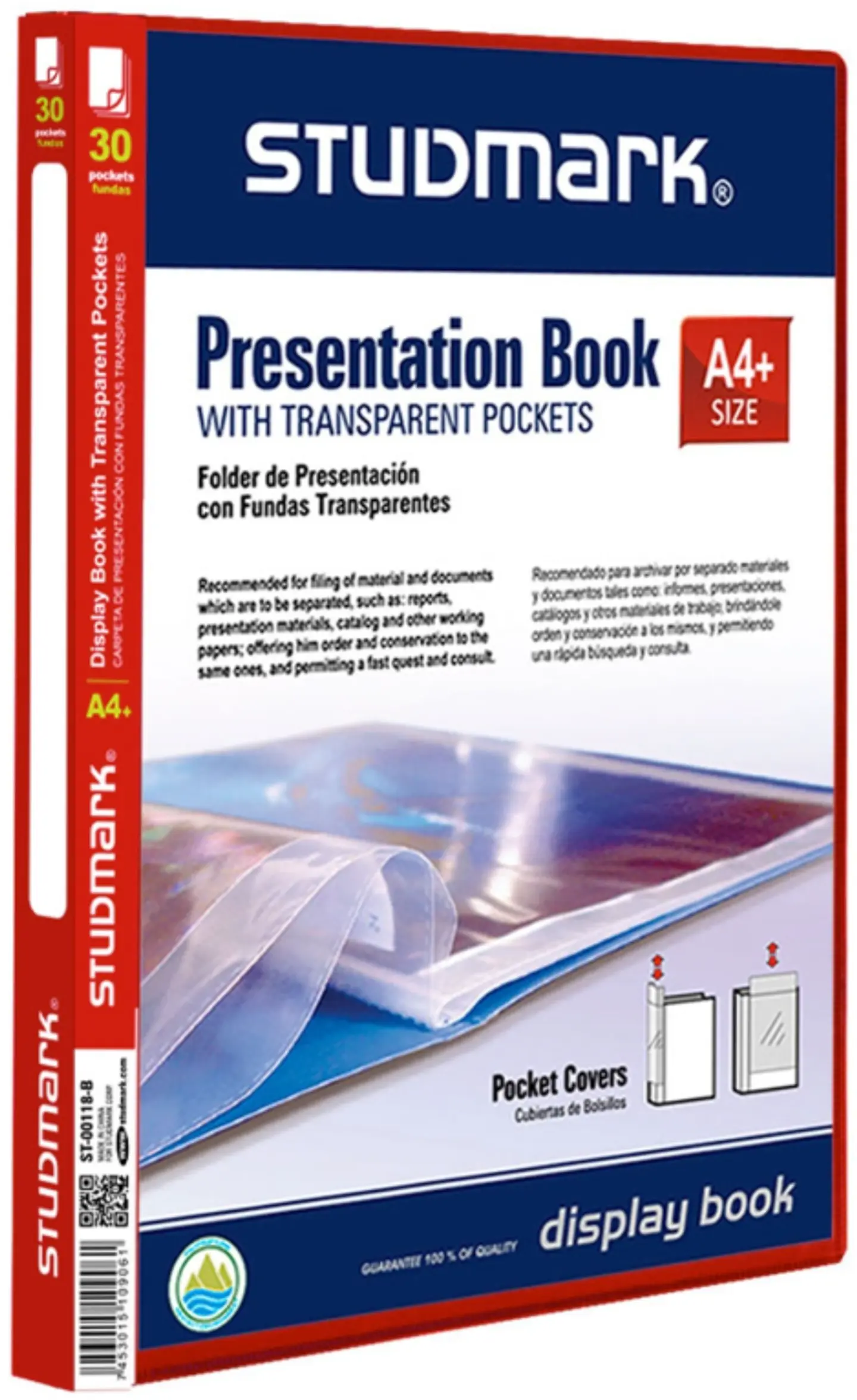 Folder con 30 Fundas A4 Studmark 3
