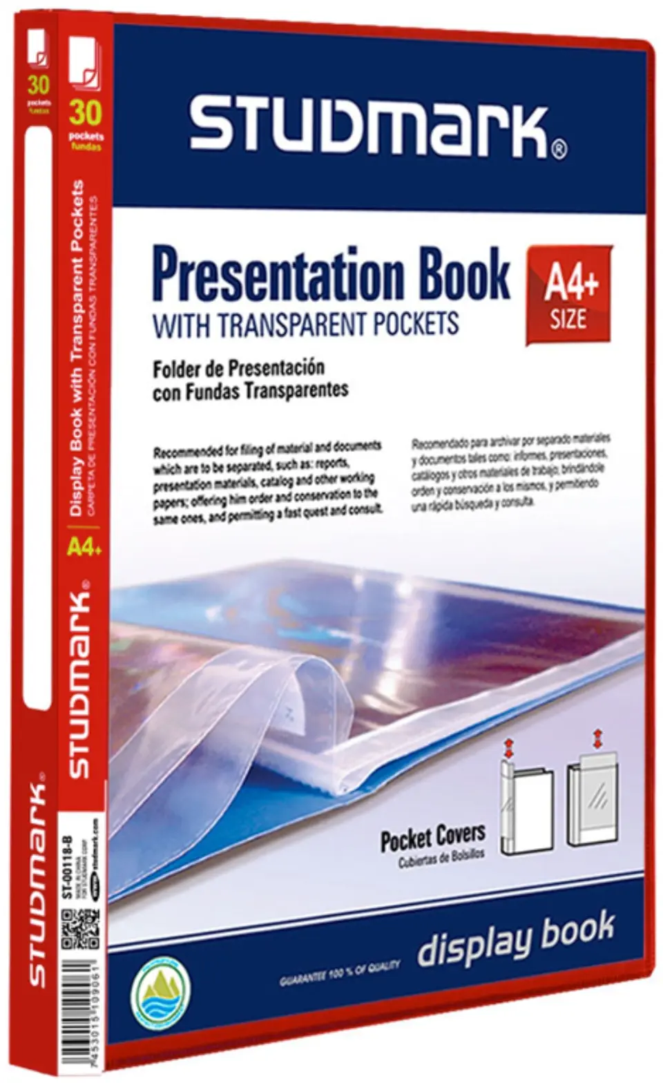 Folder con 30 Fundas A4 Studmark 3