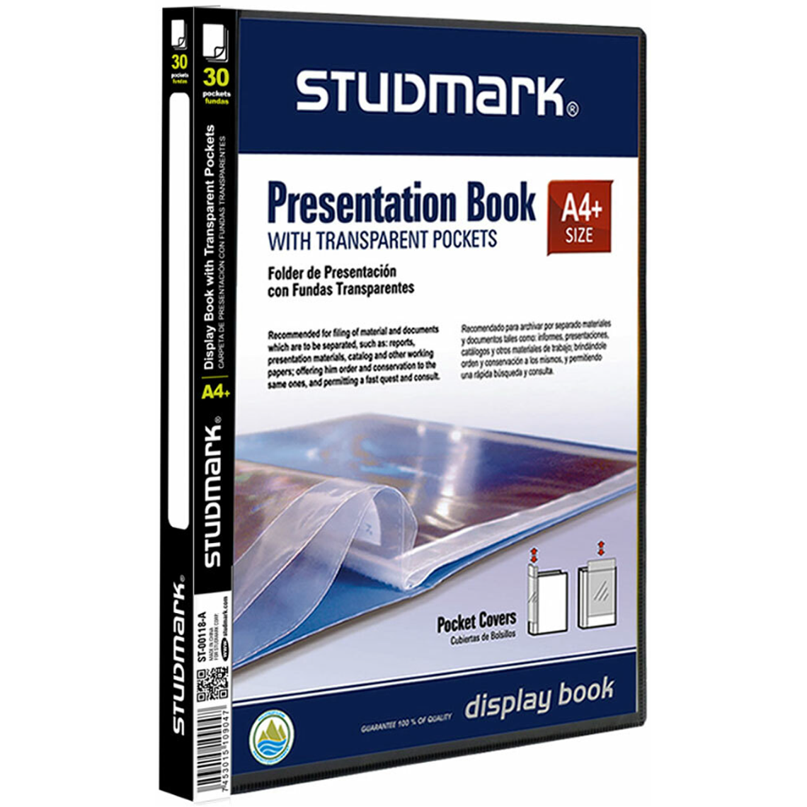 Folder con 30 Fundas A4 Studmark 2
