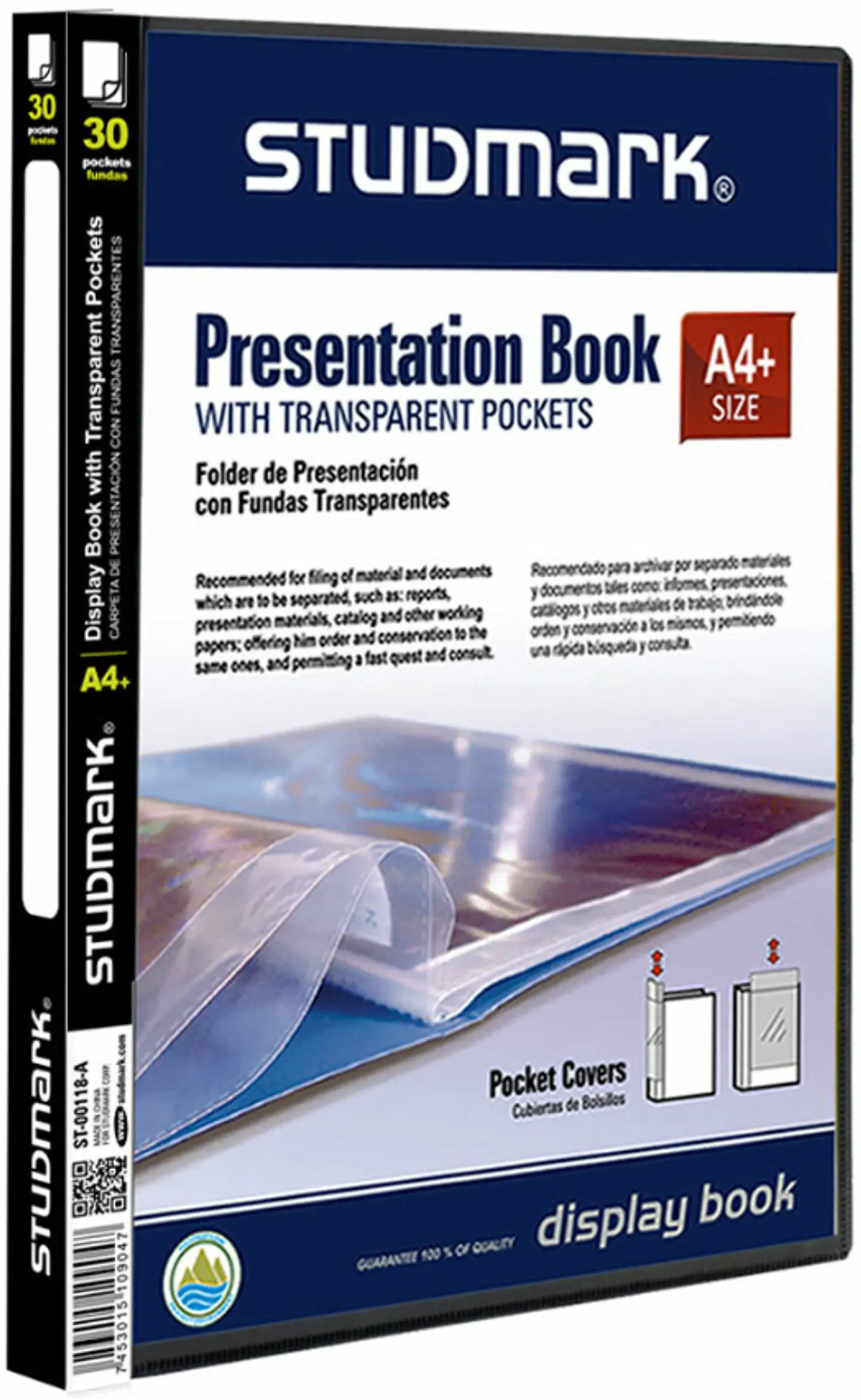 Folder con 30 Fundas A4 Studmark 2