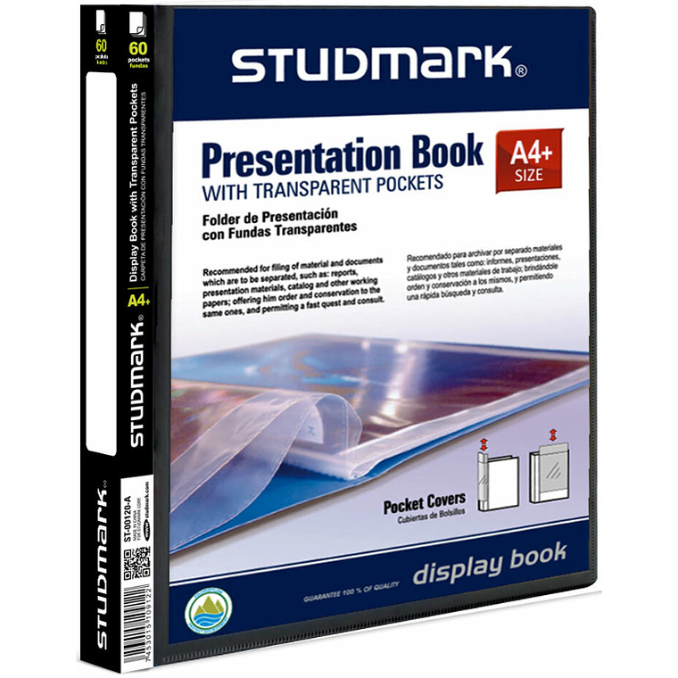 Folder con 60 Fundas A4 Studmark 2