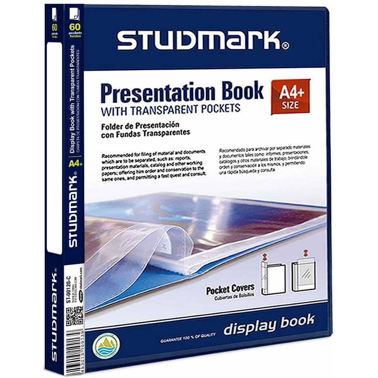 Folder con 60 Fundas A4 Studmark 1