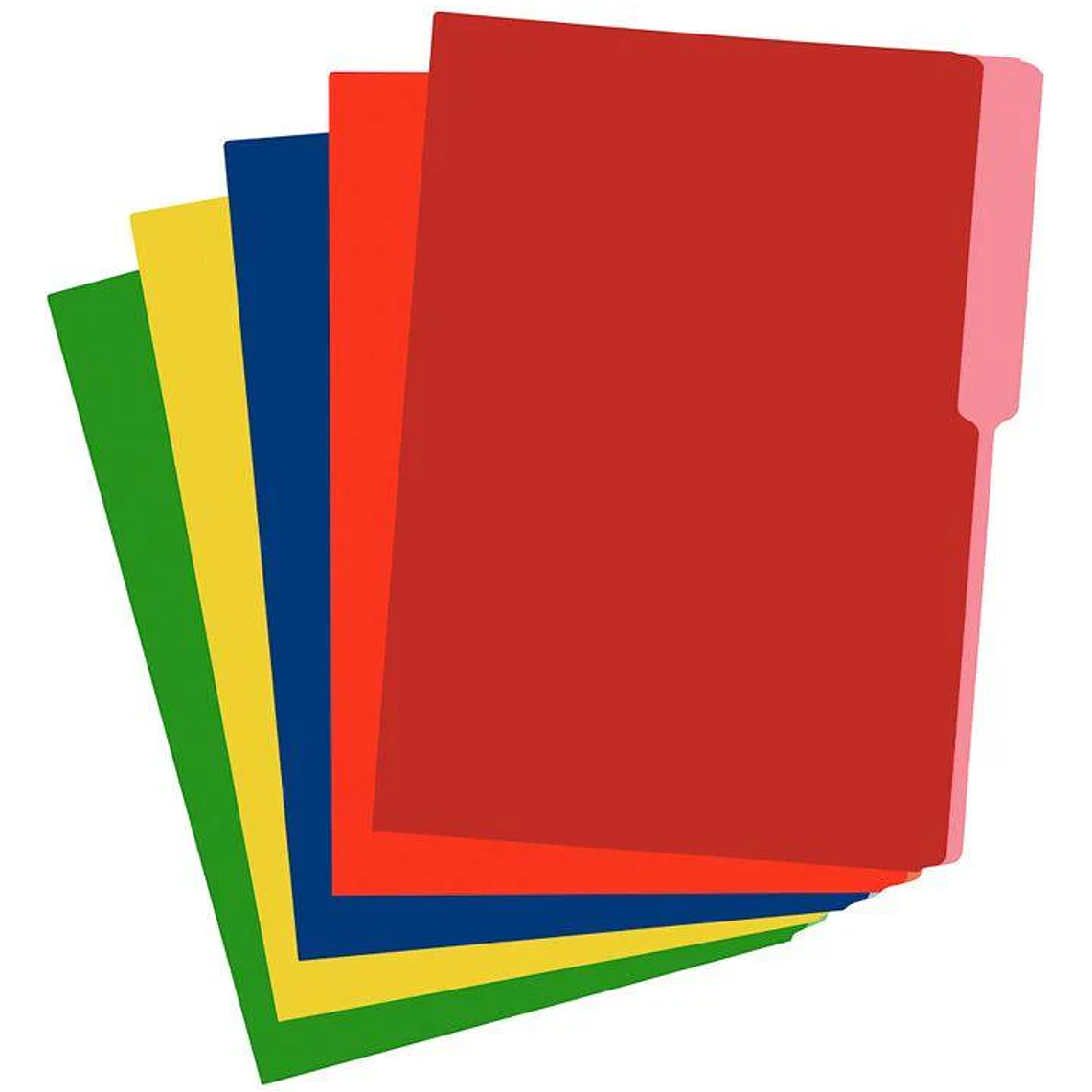 Paquete de 100 folder legal surtido 1