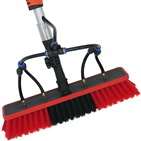 Cepillo Con Extensión Ajustable 9mts Lavado De Páneles Solares